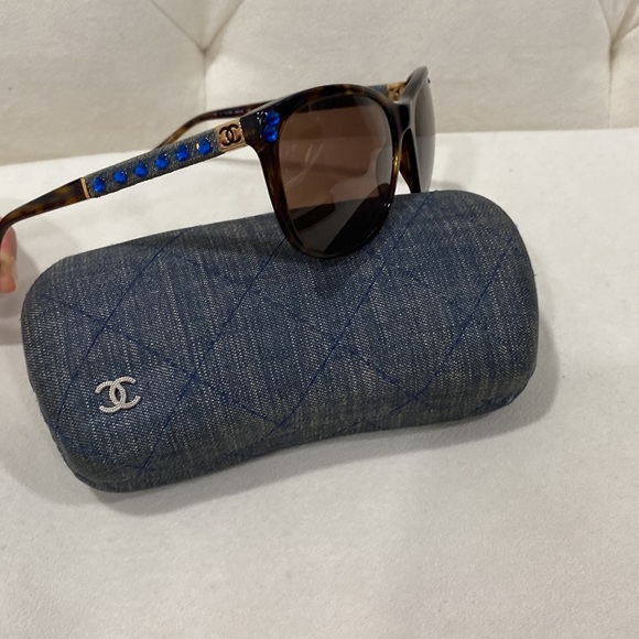 CHANEL Accessories - Rare💎Chanel Denim Sunglasses